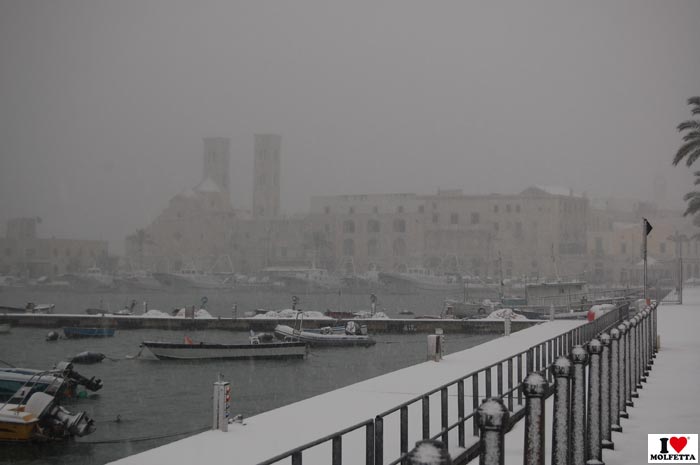 Molfetta sotto la neve!
